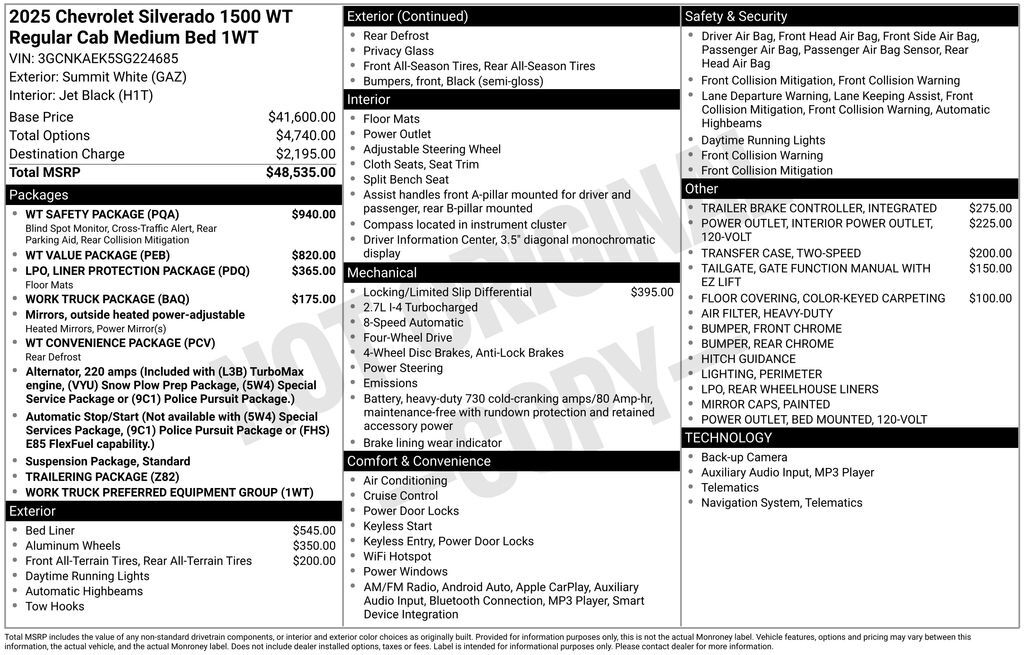 2025 Chevrolet Silverado 1500 WT Commerce GA