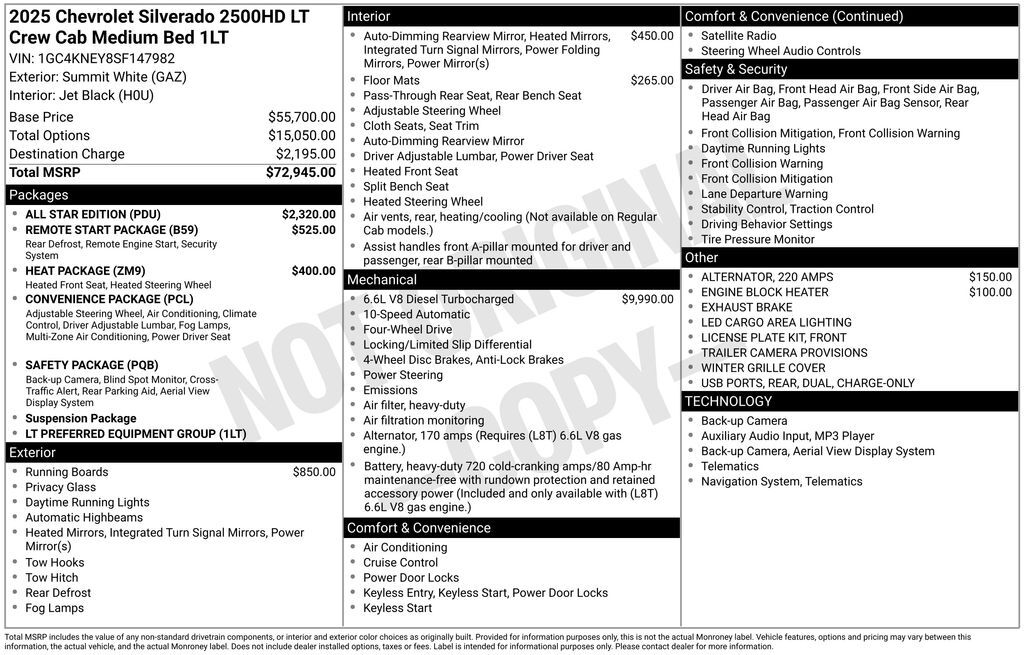 2025 Chevrolet Silverado 2500HD LT Commerce GA