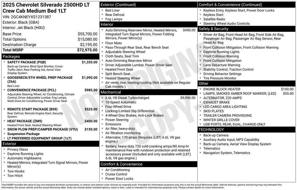 2025 Chevrolet Silverado 2500HD LT Commerce GA