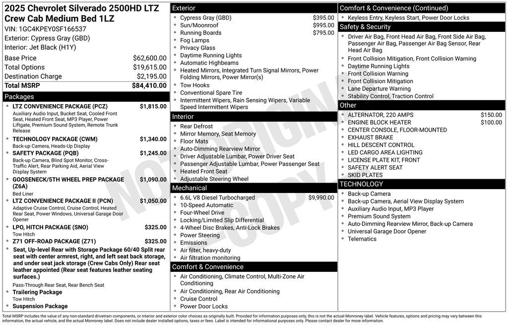2025 Chevrolet Silverado 2500HD LTZ Commerce GA