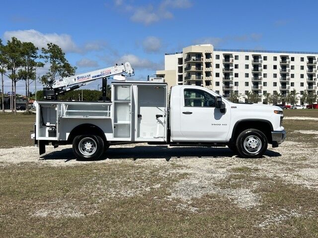 2025 Chevrolet Silverado 3500 HD Service Truck with Aluminum Stellar Crane EC3200 Homestead FL