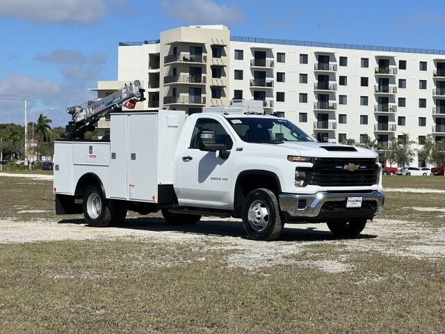 2025 Chevrolet Silverado 3500 HD Service Truck with Aluminum Stellar Crane EC3200 Homestead FL