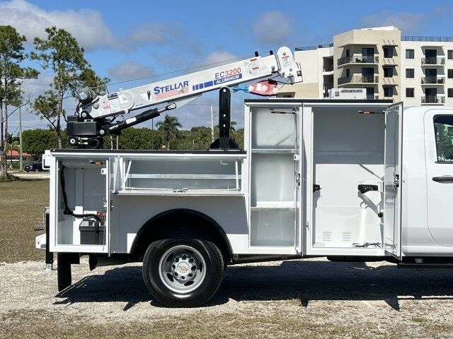 2025 Chevrolet Silverado 3500 HD Service Truck with Aluminum Stellar Crane EC3200 Homestead FL