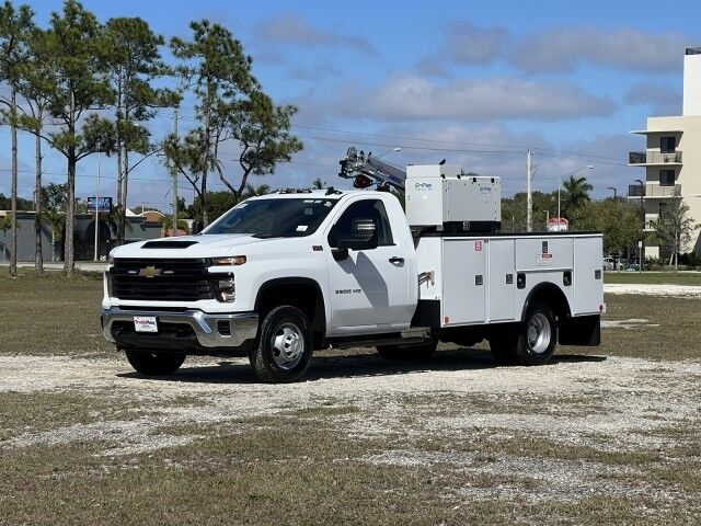 2025 Chevrolet Silverado 3500 HD Service Truck with Aluminum Stellar Crane EC3200