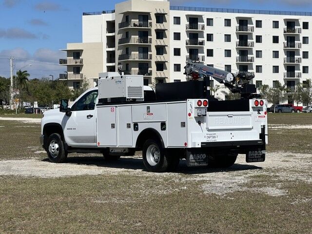 2025 Chevrolet Silverado 3500 HD Service Truck with Aluminum Stellar Crane EC3200 Homestead FL
