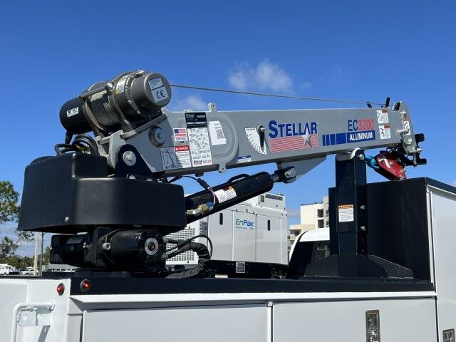 2025 Chevrolet Silverado 3500 HD Service Truck with Aluminum Stellar Crane EC3200 Homestead FL