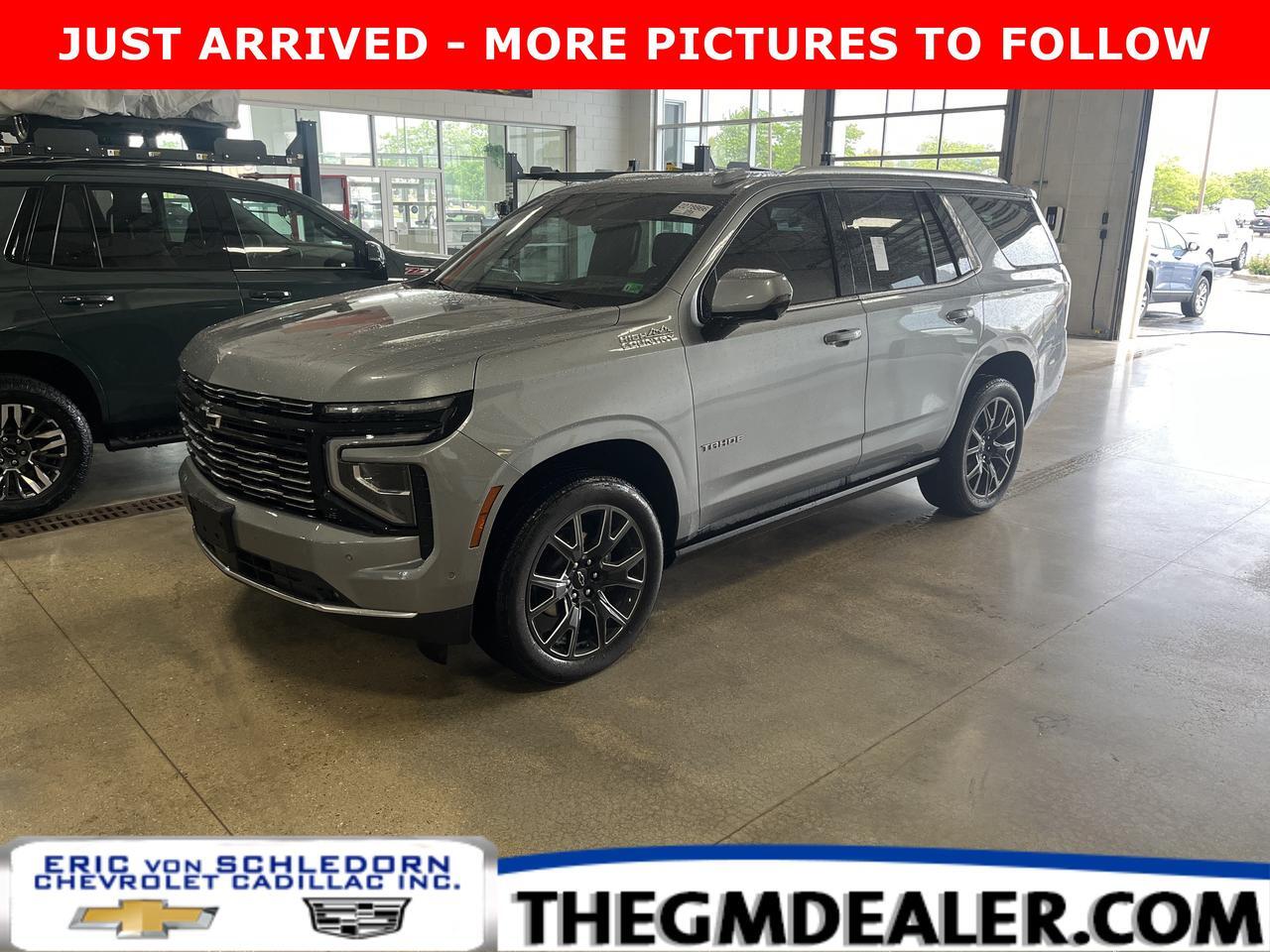 2025 Chevrolet Tahoe High Country 4WD 3.0L DuramaxDiesel DeluxePkg w/22s BlackBowties PwrRetractSteps Sunroof AirRide
