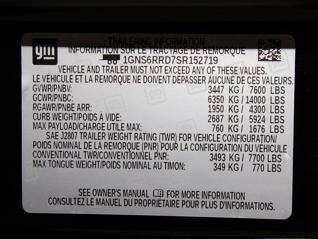 2025 Chevrolet Tahoe RST 4WD 7 Passenger Fond du Lac WI