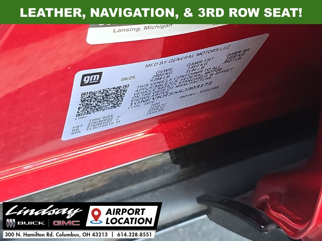 2025 Chevrolet Traverse High Country Columbus OH