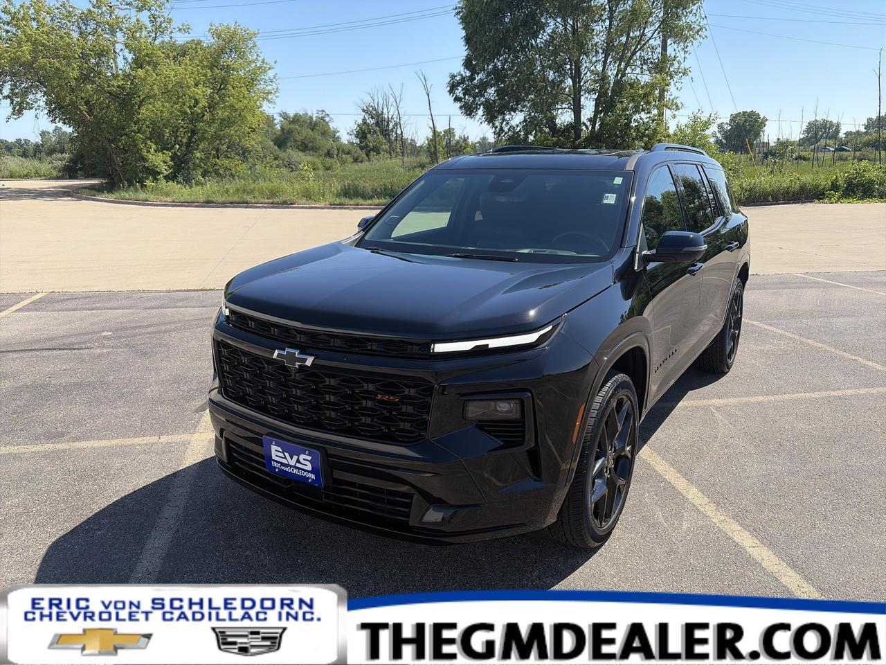 2025 Chevrolet Traverse RS AWD w/Sunroof AdptvCrz HtdCldMemLthr HtdStrngWhl HD-SrrndVsn