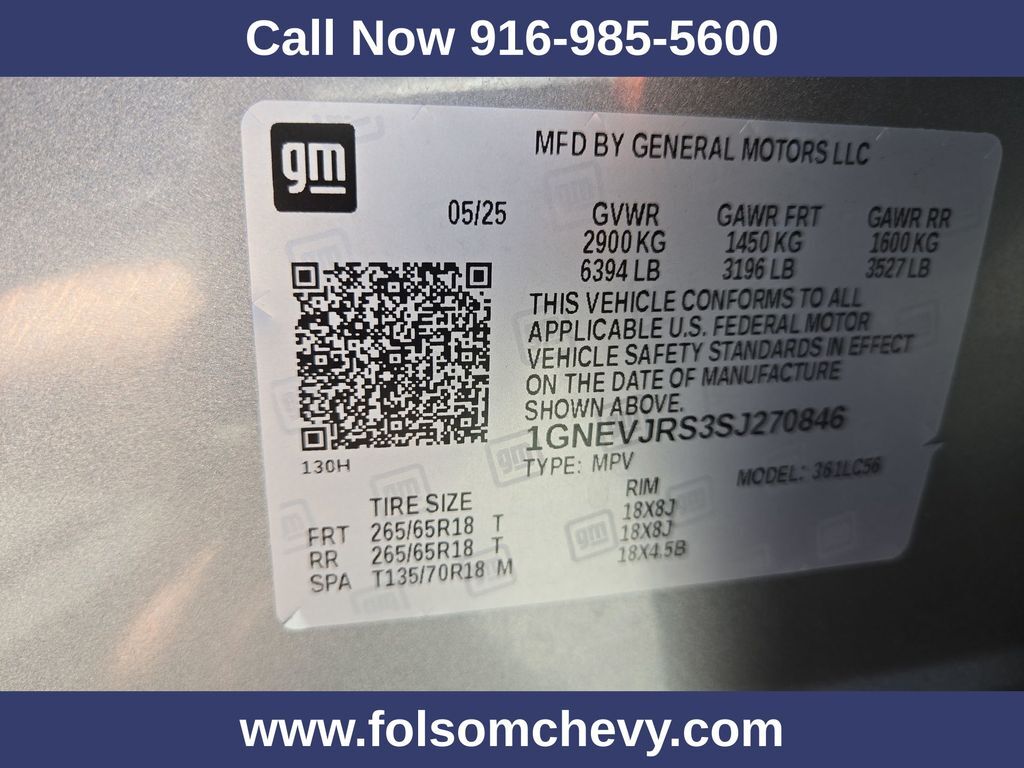 2025 Chevrolet Traverse Z71 Folsom CA