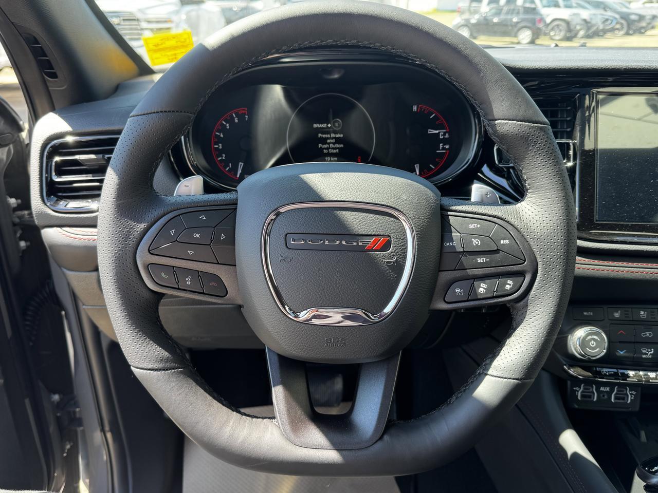 2025 Dodge Durango GT Plus AWD | V6 | Leather | Blacktop Pkg | Remote Start | NAV | Heated Vented Seats Redwater AB