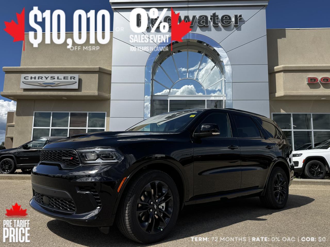 2025 Dodge Durango RT AWD SUV | HEMI V8 | DB Black | 6 Passenger | Heated Vented Seats | Leather | Power Liftgate