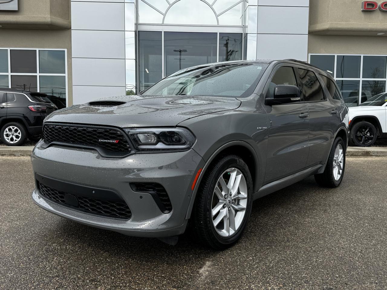 2025 Dodge Durango RT AWD SUV | Low KMs | HEMI V8 | Leather | Sunroof | Heated Seats | NAV Redwater AB