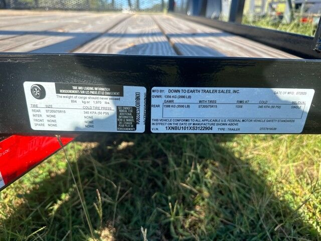 2025 Down 2 Earth 7x10 Single Axle Monroe GA