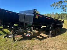 2025_Down 2 Earth_7x14 Dump Trailer 2' sides__ Monroe GA
