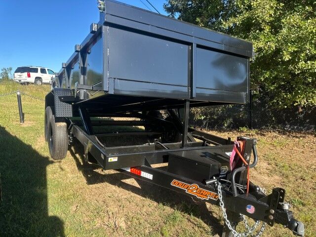 2025 Down 2 Earth 7x14 Dump Trailer 2' sides  Monroe GA