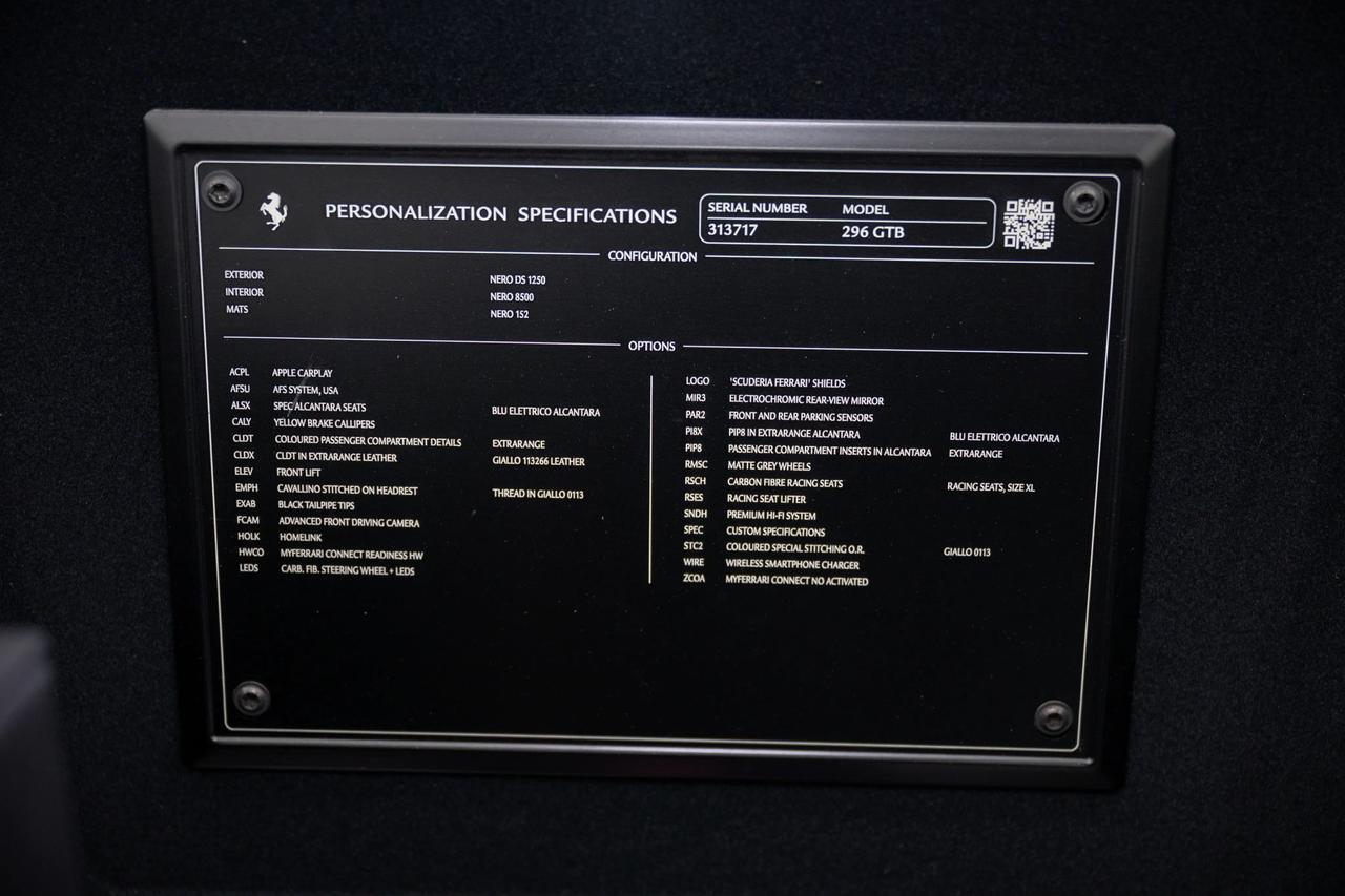 2025 Ferrari 296 GTB Base Miami FL