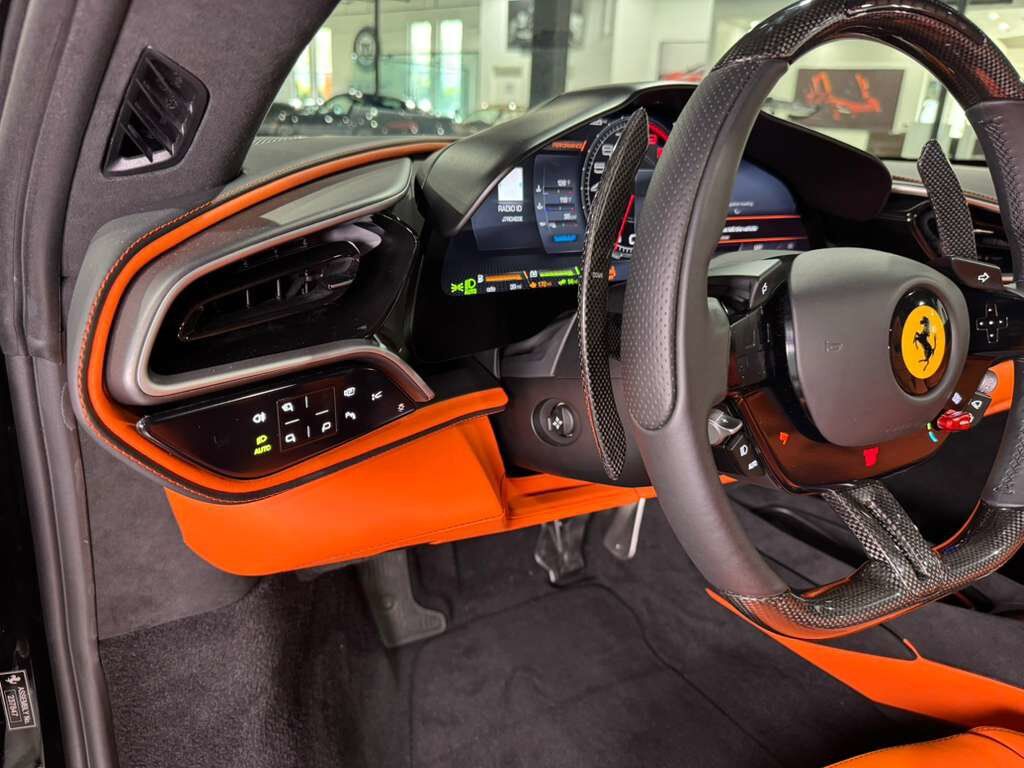 2025 Ferrari 296 GTS Nero B/B paint,Extra-Range interior,Daytona seats,surround view,JBL audio AND MUCH MUCH MORE!! Fort Lauderdale FL