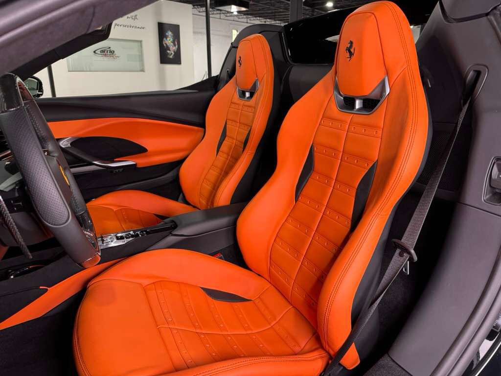 2025 Ferrari 296 GTS Nero B/B paint,Extra-Range interior,Daytona seats,surround view,JBL audio AND MUCH MUCH MORE!! Fort Lauderdale FL