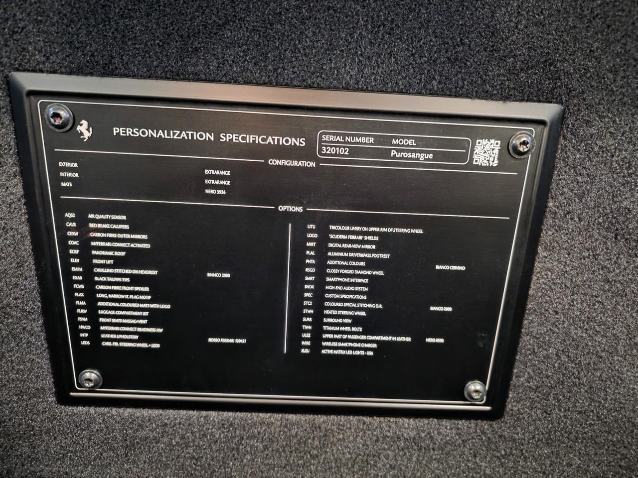 2025 Ferrari Purosangue Bianco Cervino Scottsdale AZ