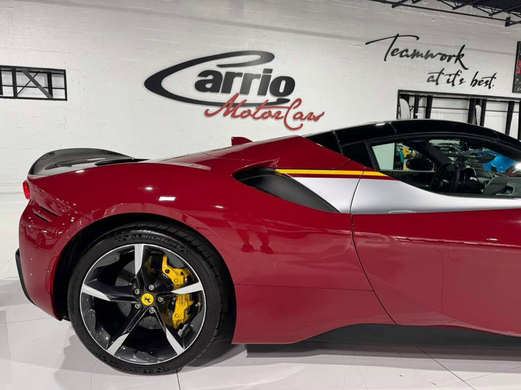 2025 Ferrari SF90 Spider Atelier New York build,Rosso Mugello paint,two-tone,painted livrea,JBL audio,carbon galore AND MORE! Fort Lauderdale FL