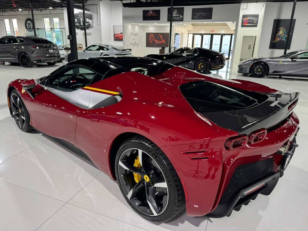2025 Ferrari SF90 Spider Atelier New York build,Rosso Mugello paint,two-tone,painted livrea,JBL audio,carbon galore AND MORE! Fort Lauderdale FL
