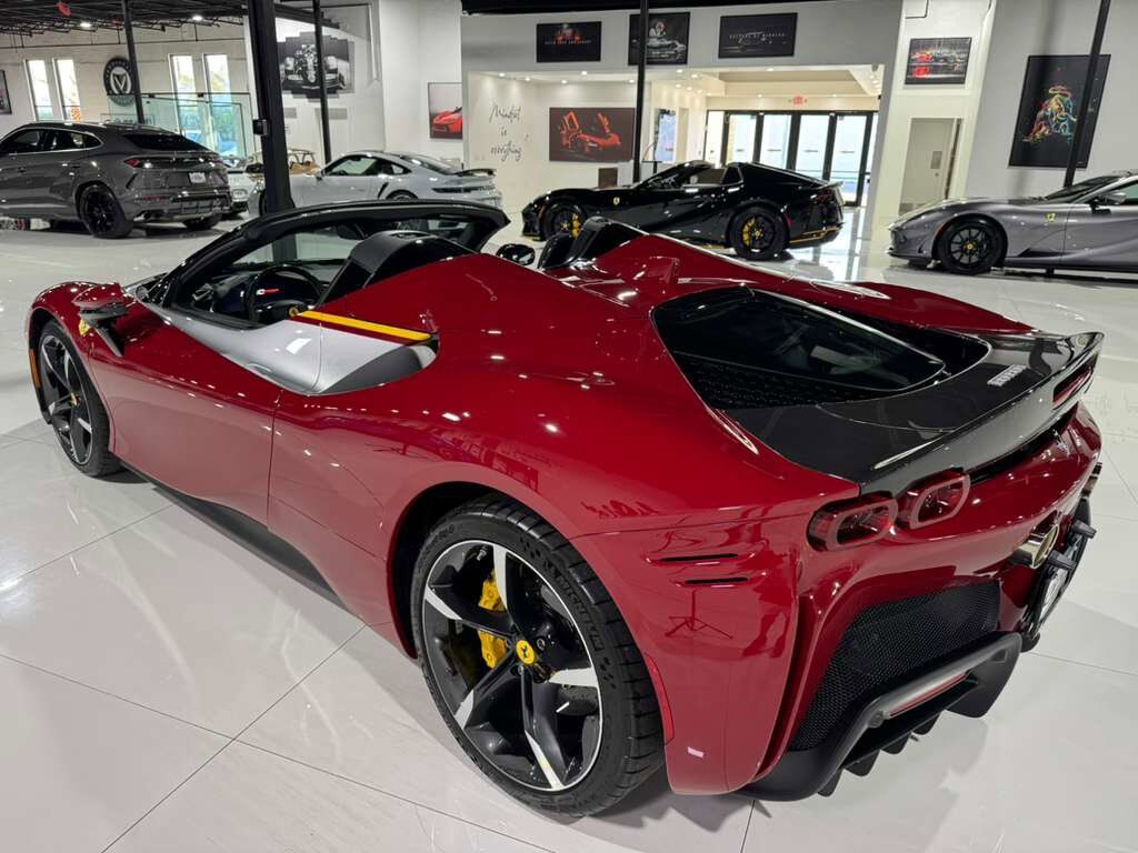 2025 Ferrari SF90 Spider Atelier New York build,Rosso Mugello paint,two-tone,painted livrea,JBL audio,carbon galore AND MORE! Fort Lauderdale FL