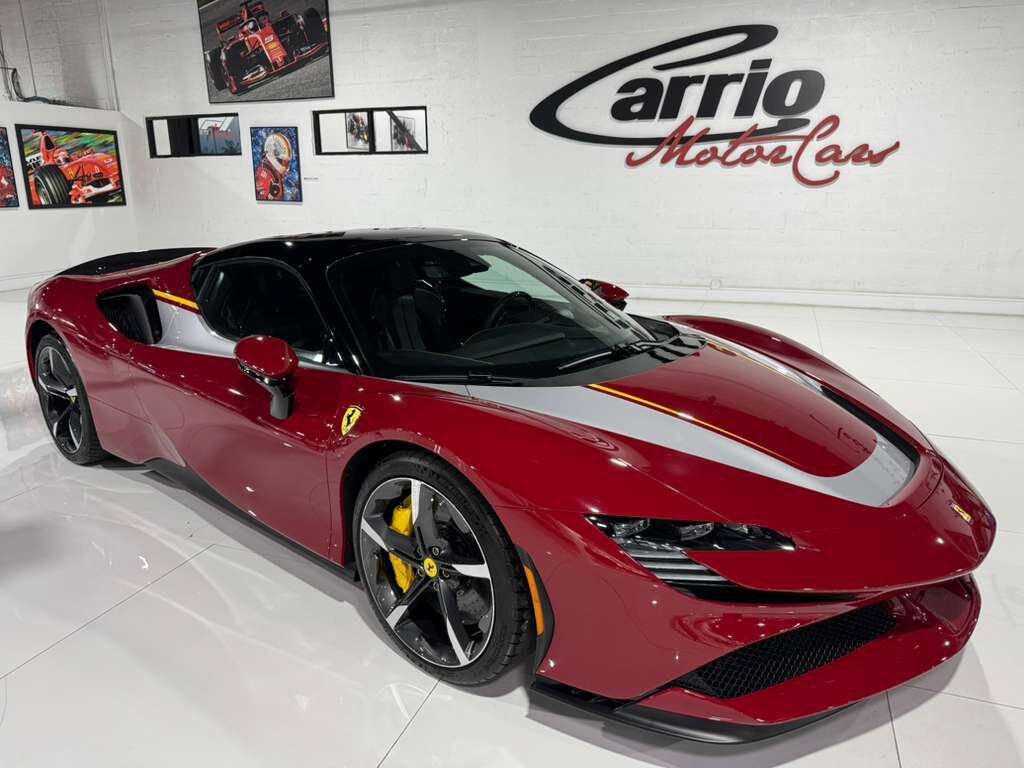 2025 Ferrari SF90 Spider Atelier New York build,Rosso Mugello paint,two-tone,painted livrea,JBL audio,carbon galore AND MORE! Fort Lauderdale FL