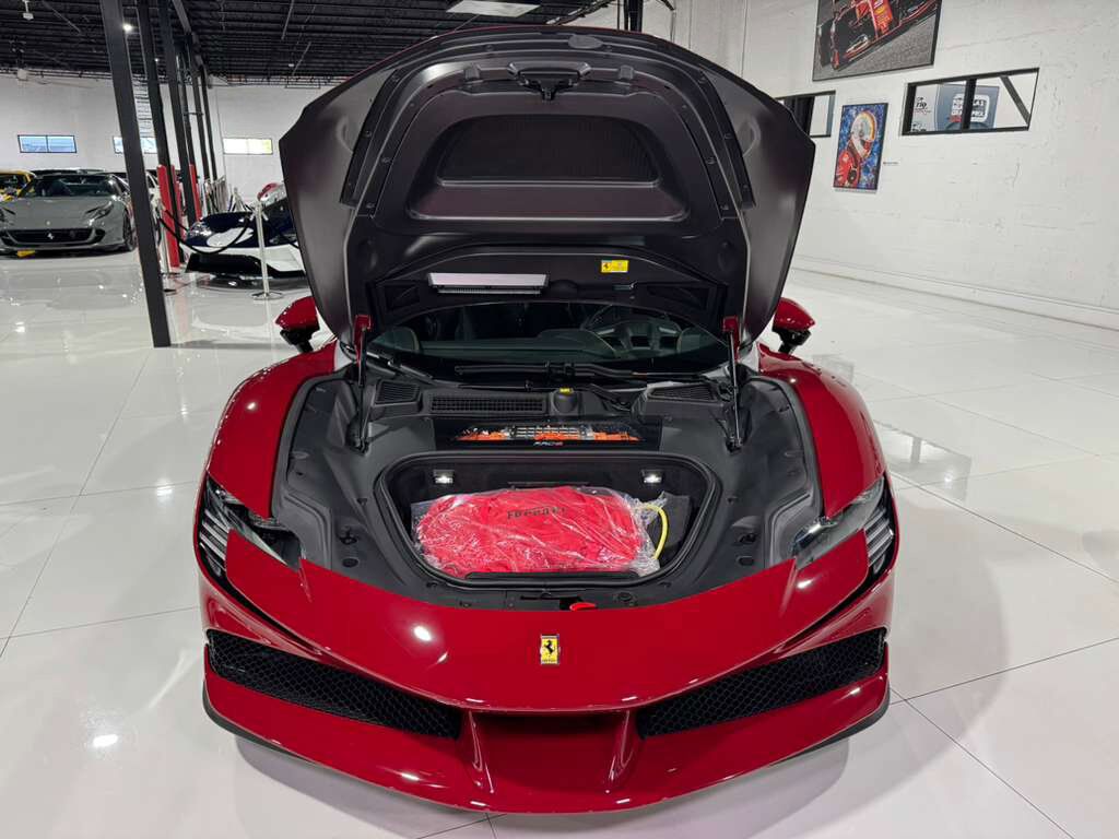 2025 Ferrari SF90 Spider Atelier New York build,Rosso Mugello paint,two-tone,painted livrea,JBL audio,carbon galore AND MORE! Fort Lauderdale FL