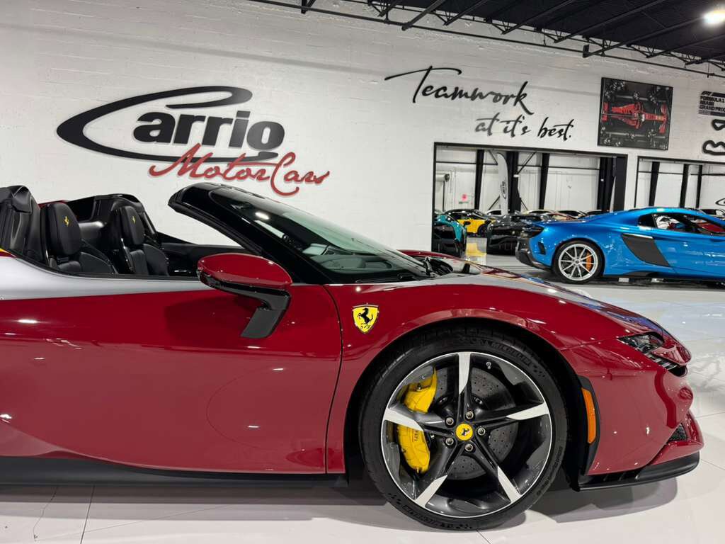 2025 Ferrari SF90 Spider Atelier New York build,Rosso Mugello paint,two-tone,painted livrea,JBL audio,carbon galore AND MORE! Fort Lauderdale FL
