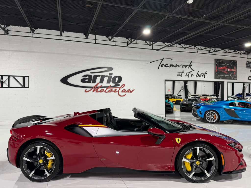 2025 Ferrari SF90 Spider Atelier New York build,Rosso Mugello paint,two-tone,painted livrea,JBL audio,carbon galore AND MORE! Fort Lauderdale FL