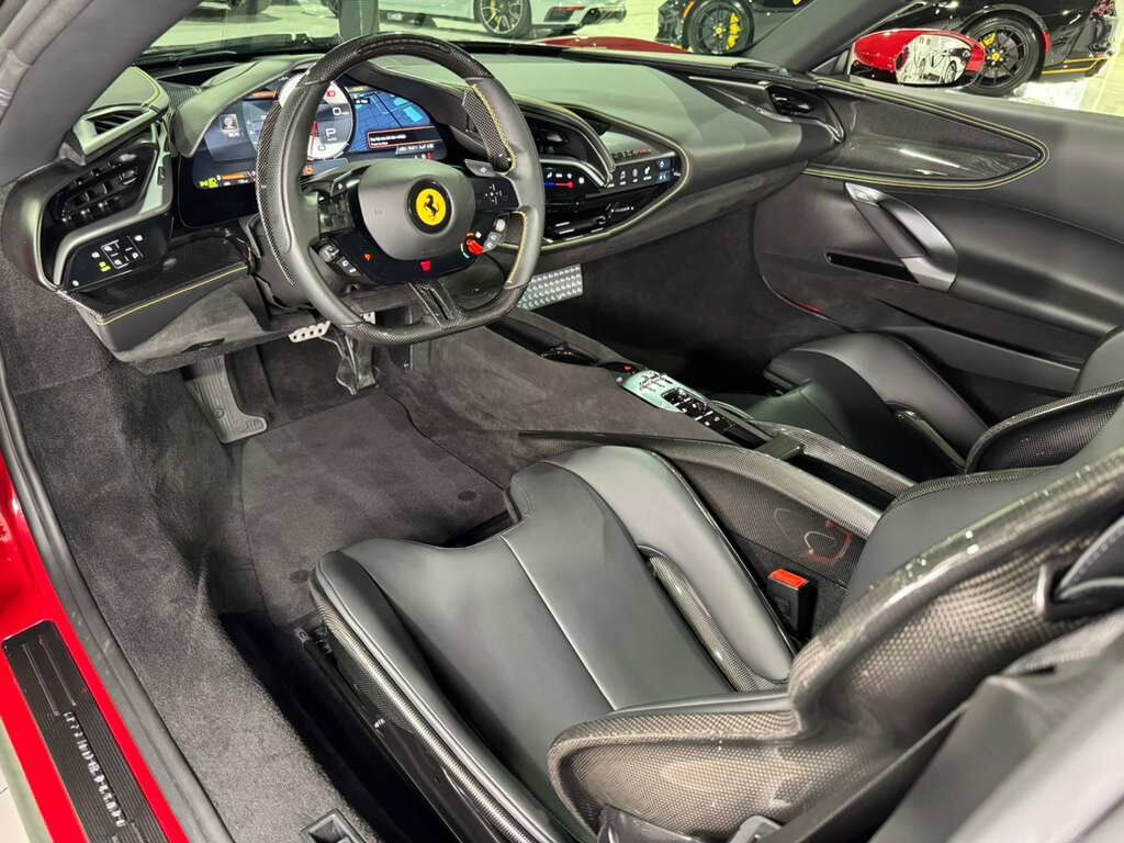 2025 Ferrari SF90 Spider Atelier New York build,Rosso Mugello paint,two-tone,painted livrea,JBL audio,carbon galore AND MORE! Fort Lauderdale FL