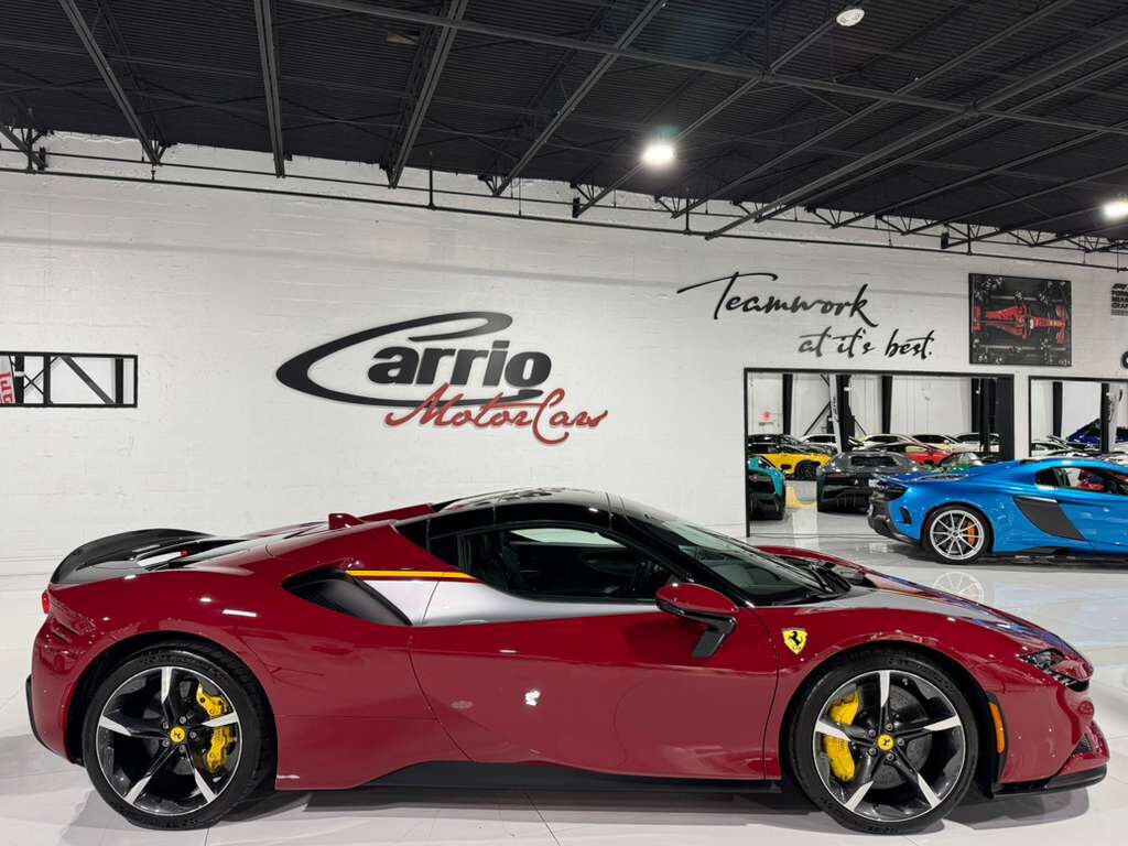 2025 Ferrari SF90 Spider Atelier New York build,Rosso Mugello paint,two-tone,painted livrea,JBL audio,carbon galore AND MORE! Fort Lauderdale FL