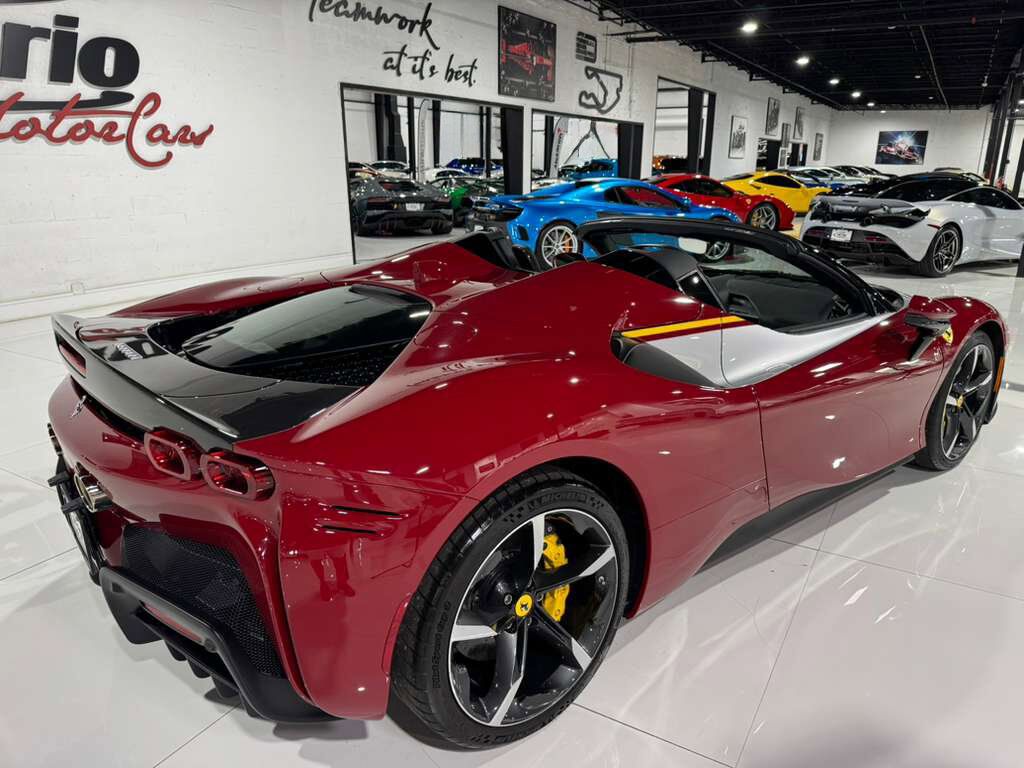 2025 Ferrari SF90 Spider Atelier New York build,Rosso Mugello paint,two-tone,painted livrea,JBL audio,carbon galore AND MORE! Fort Lauderdale FL
