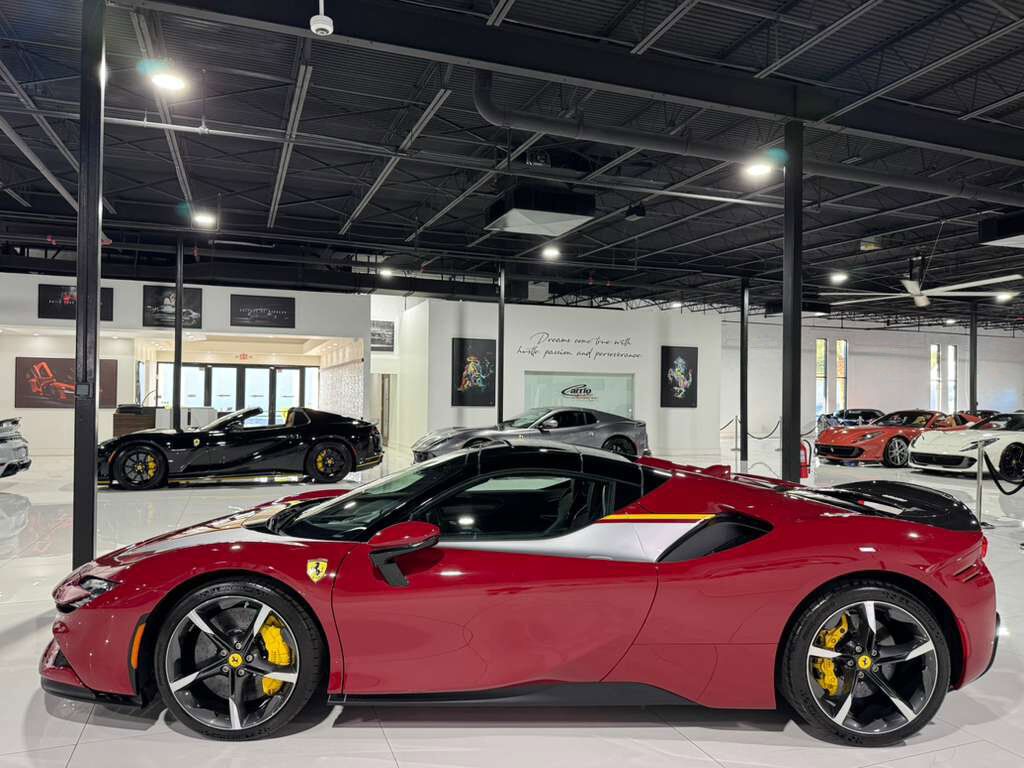 2025 Ferrari SF90 Spider Atelier New York build,Rosso Mugello paint,two-tone,painted livrea,JBL audio,carbon galore AND MORE! Fort Lauderdale FL