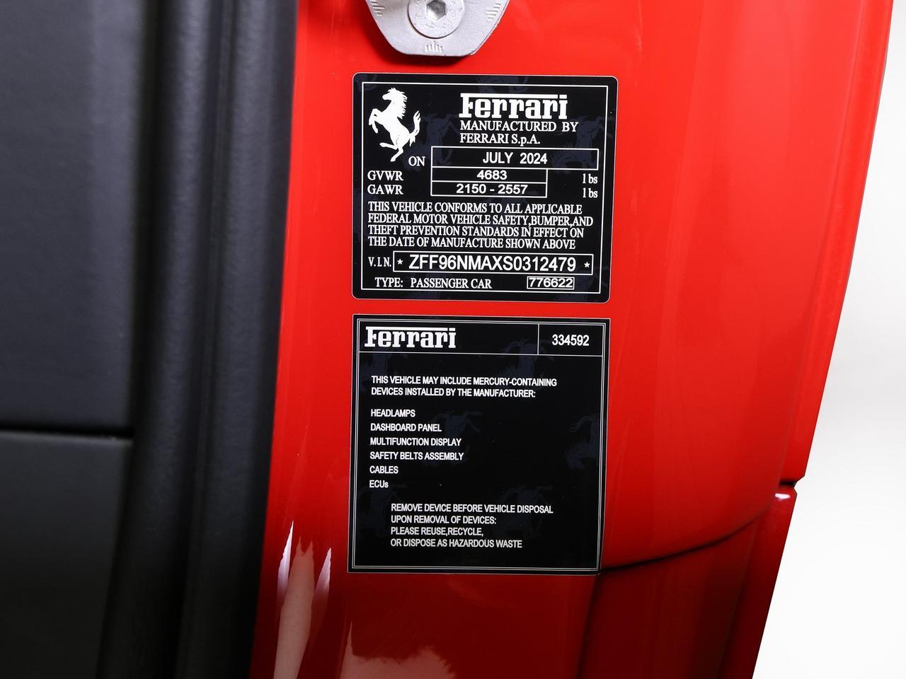 2025 Ferrari SF90 Spider Base Ft Lauderdale FL