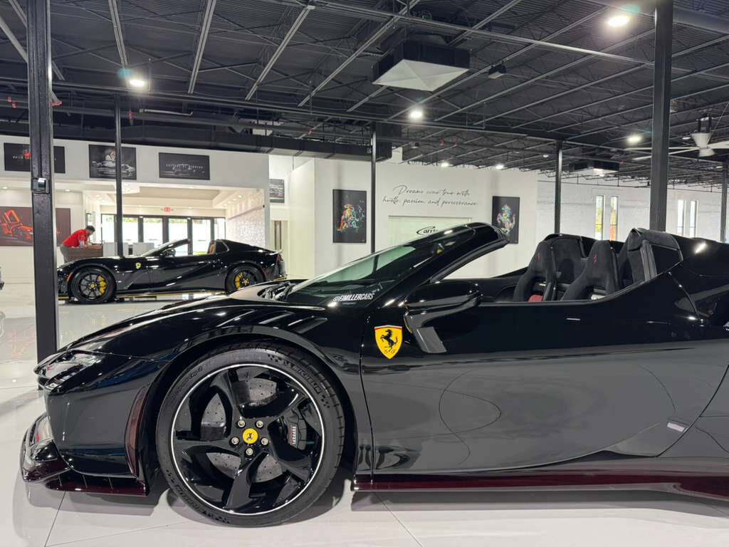 2025 Ferrari SF90 XX Spider Nero B/B paint,best weight racing seats,forged wheels,front camera,carbon galore & MUCH MORE! Fort Lauderdale FL