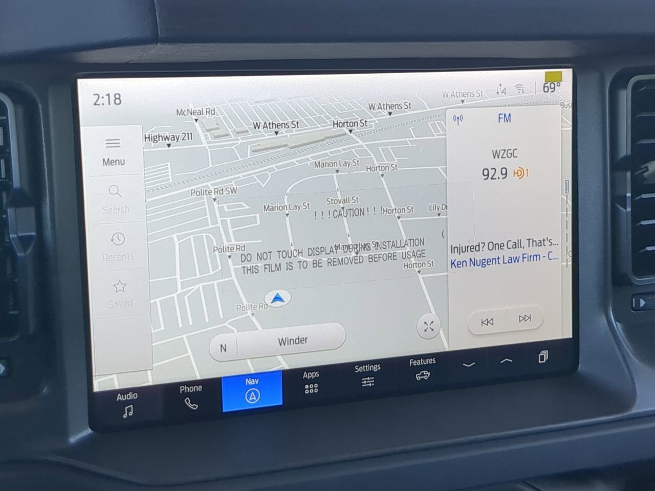 2025 Ford Bronco Badlands Winder GA