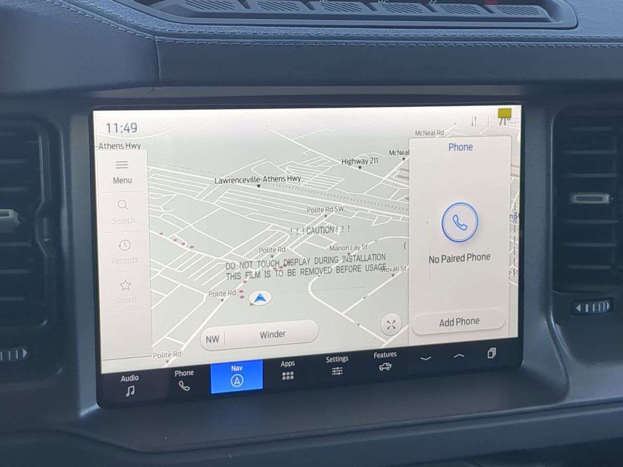 2025 Ford Bronco Badlands Winder GA