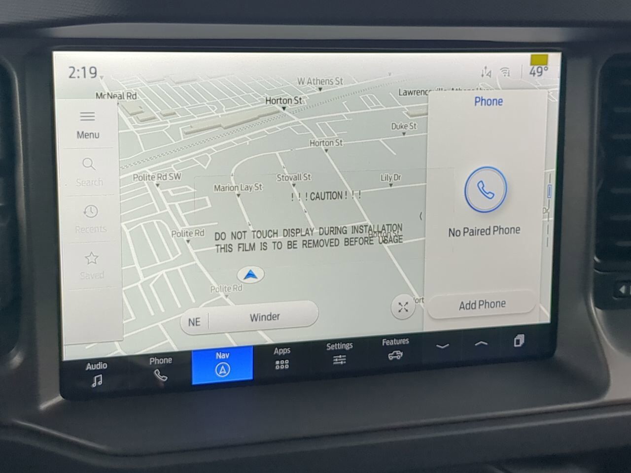 2025 Ford Bronco Big Bend Winder GA