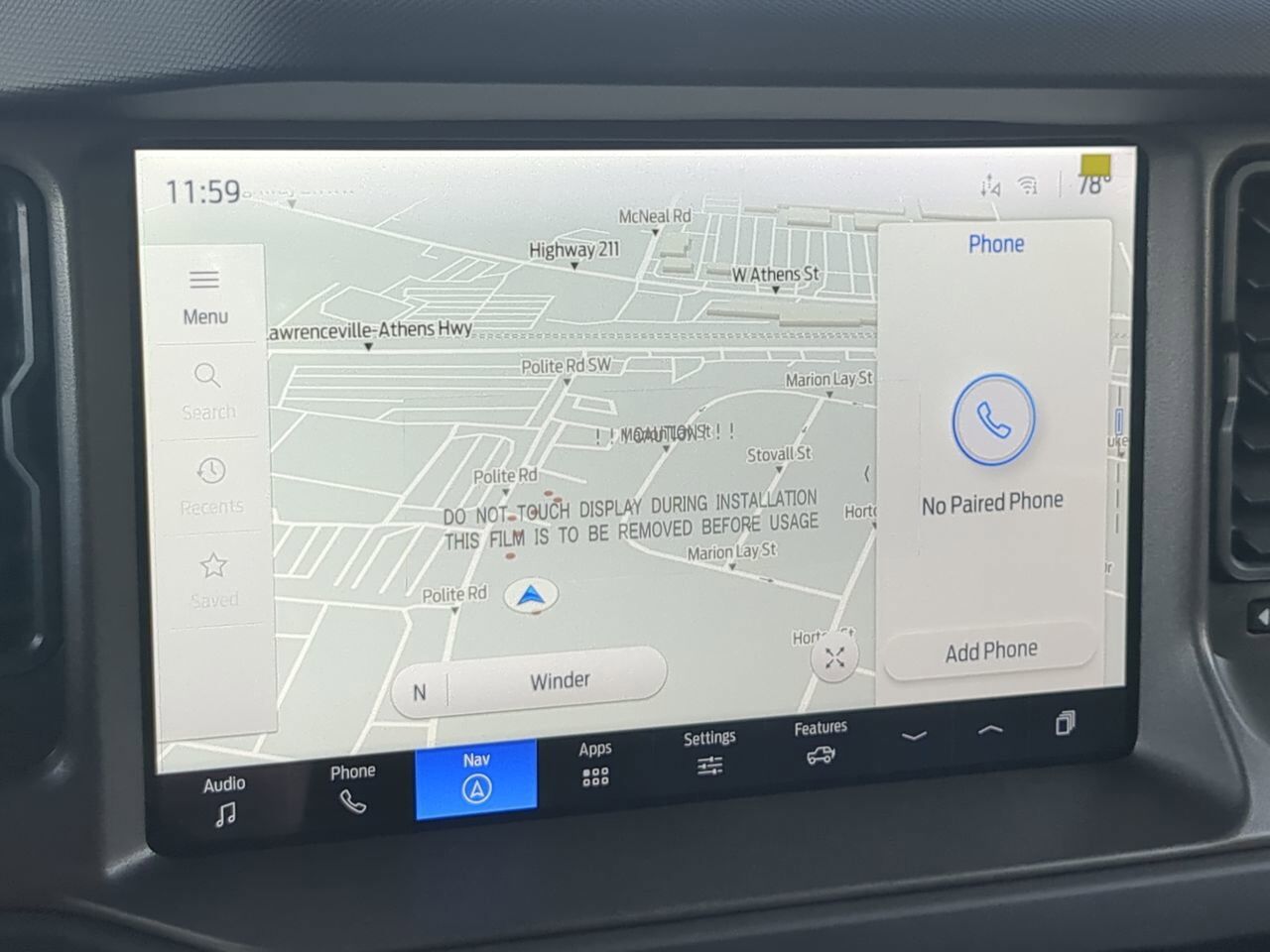 2025 Ford Bronco Big Bend Winder GA