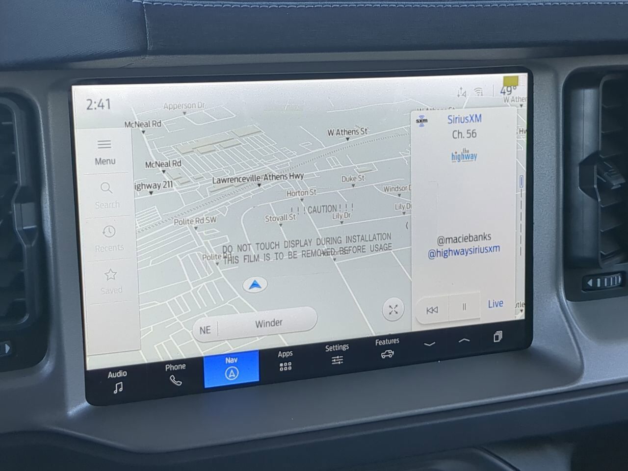 2025 Ford Bronco Outer Banks Winder GA