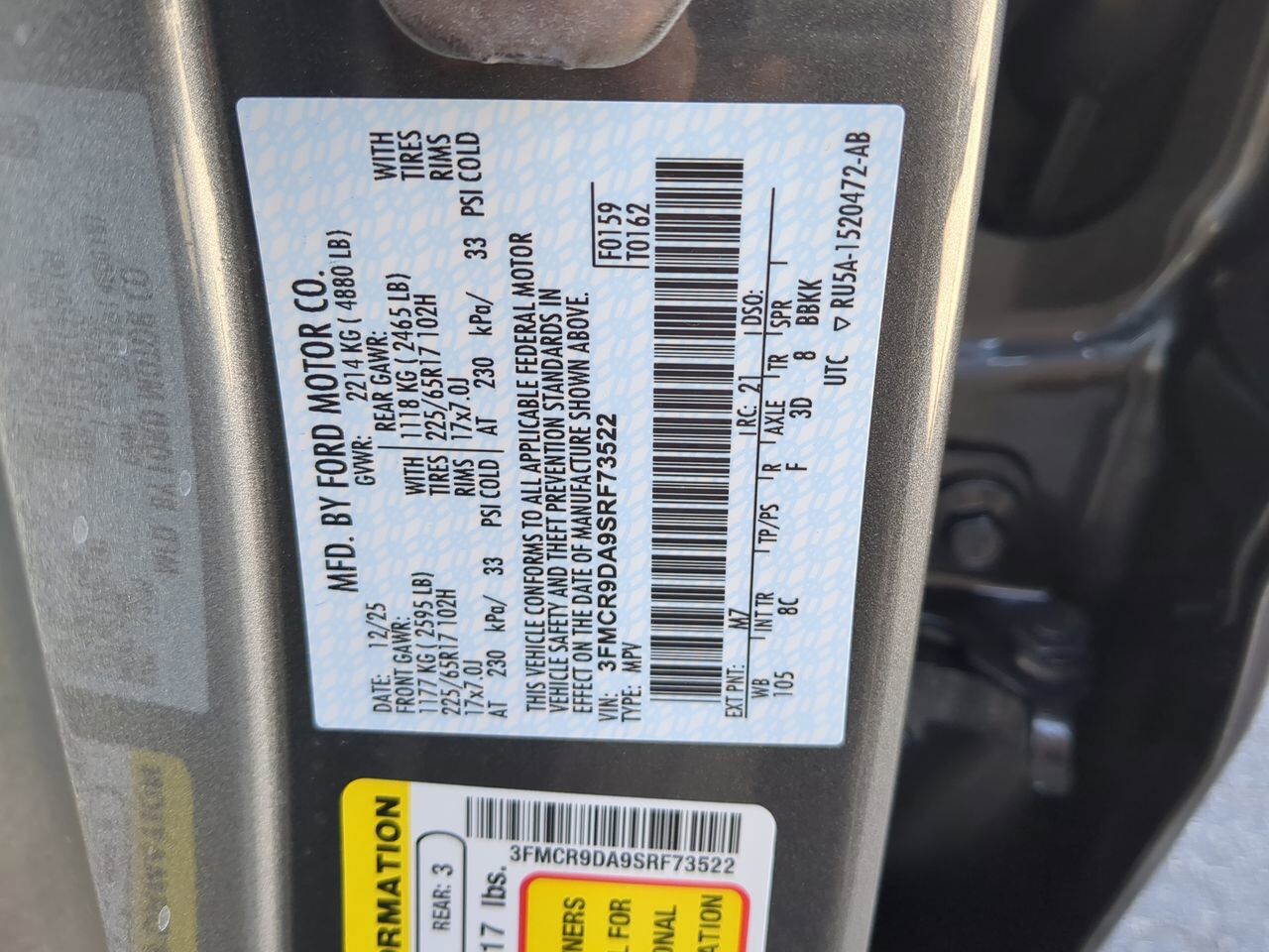 2025 Ford Bronco Sport Badlands Appleton WI