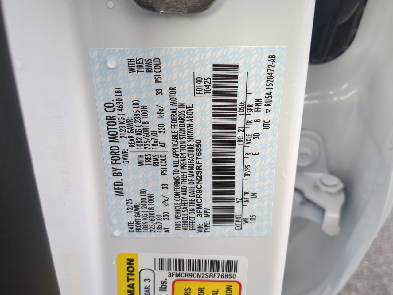 2025 Ford Bronco Sport Outer Banks Appleton WI