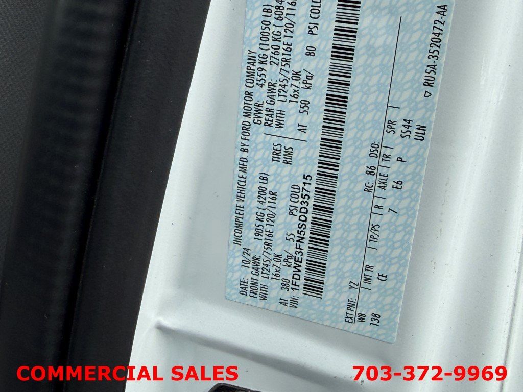 2025 Ford E-350SD Base Springfield VA