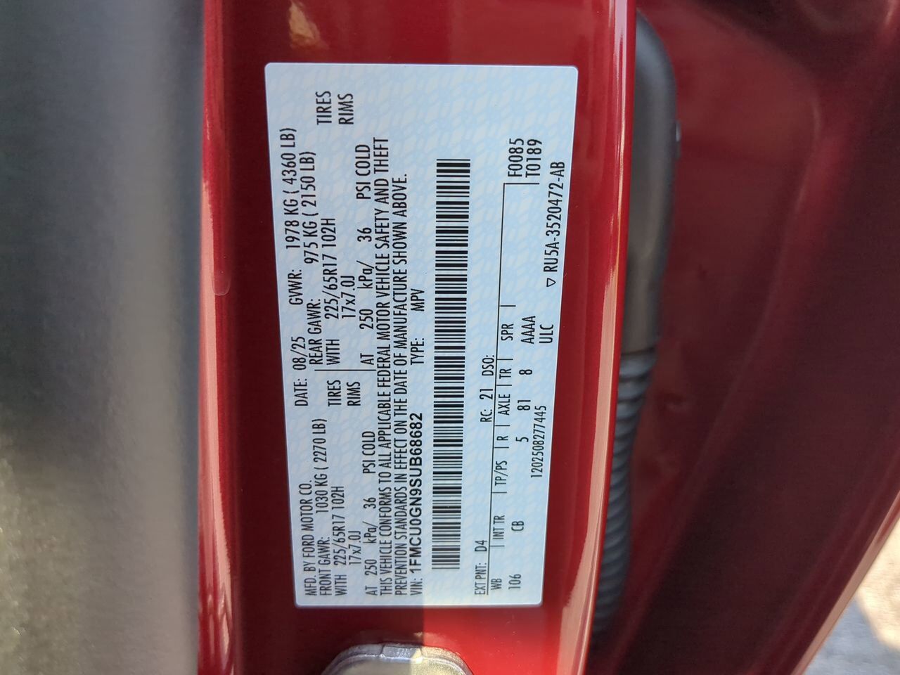 2025 Ford Escape Active Winder GA