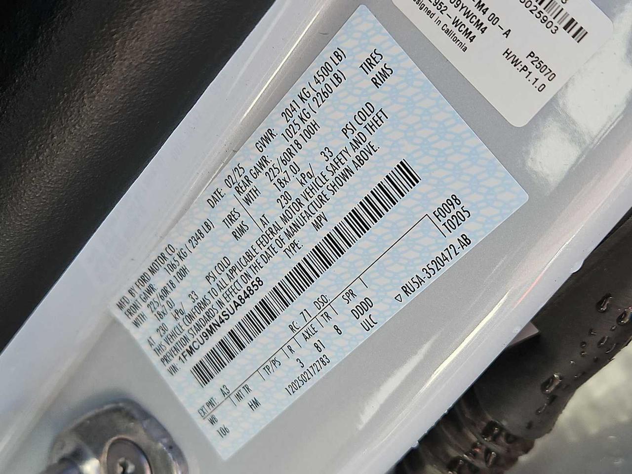 2025 Ford Escape ST-Line Irving TX