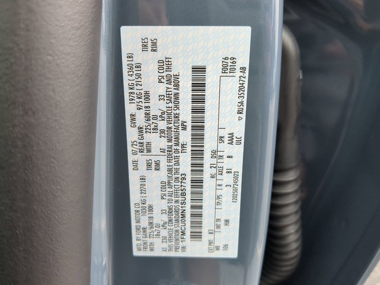 2025 Ford Escape ST-Line Winder GA