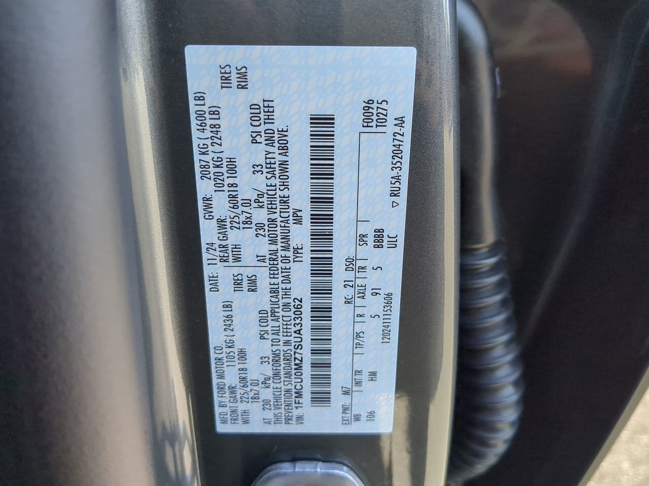 2025 Ford Escape ST-Line Winder GA